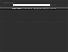Tablet Screenshot of aknad.com